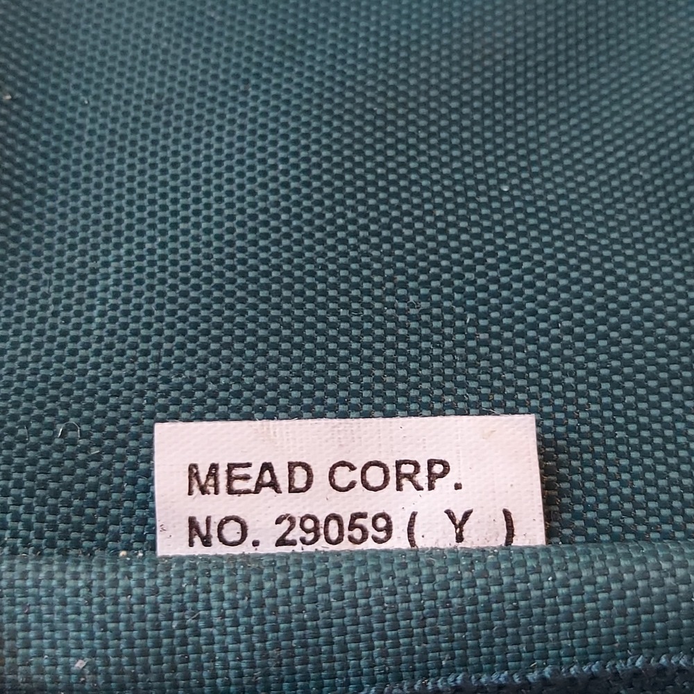 Vintage Mead Five Star Zipper 3 Ring Binder Teal Green School Office Storage - Picture 4 of 8
